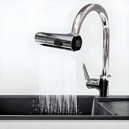 3 in 1 360� Waterfall Kitchen Faucet, Touch Faucet, Extender for Kitchen Sink